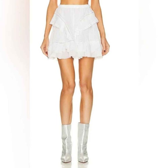 Isabel Marant Dresses & Skirts - Isabel Marant Etoile White Moana Miniskirt